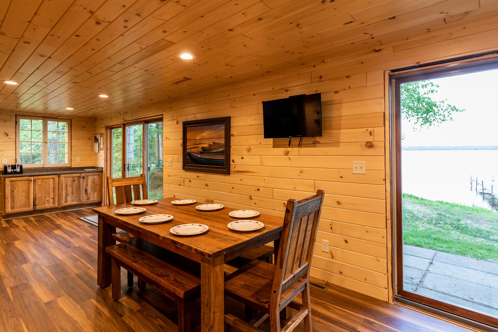Alpine cabin dining table