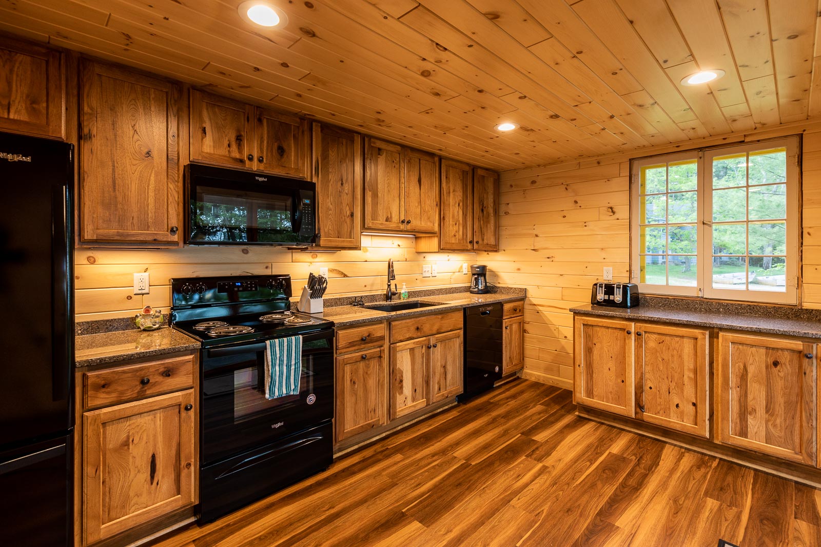Alpine cabin kitchen