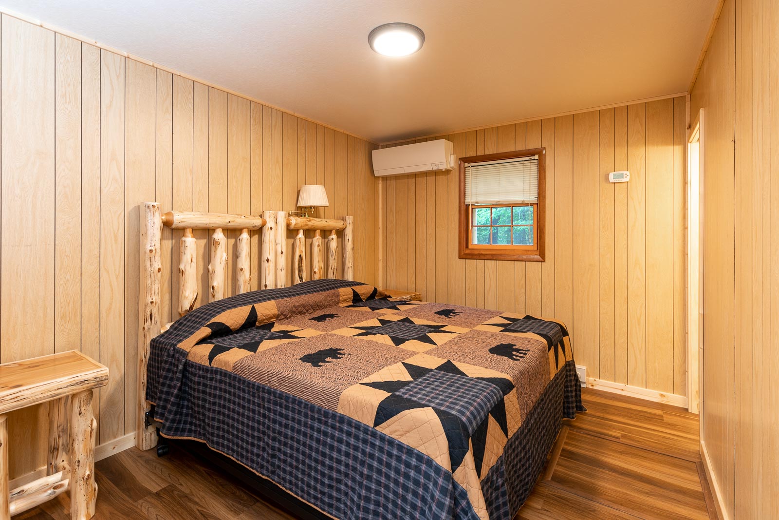 Bavarian cabin queen bed