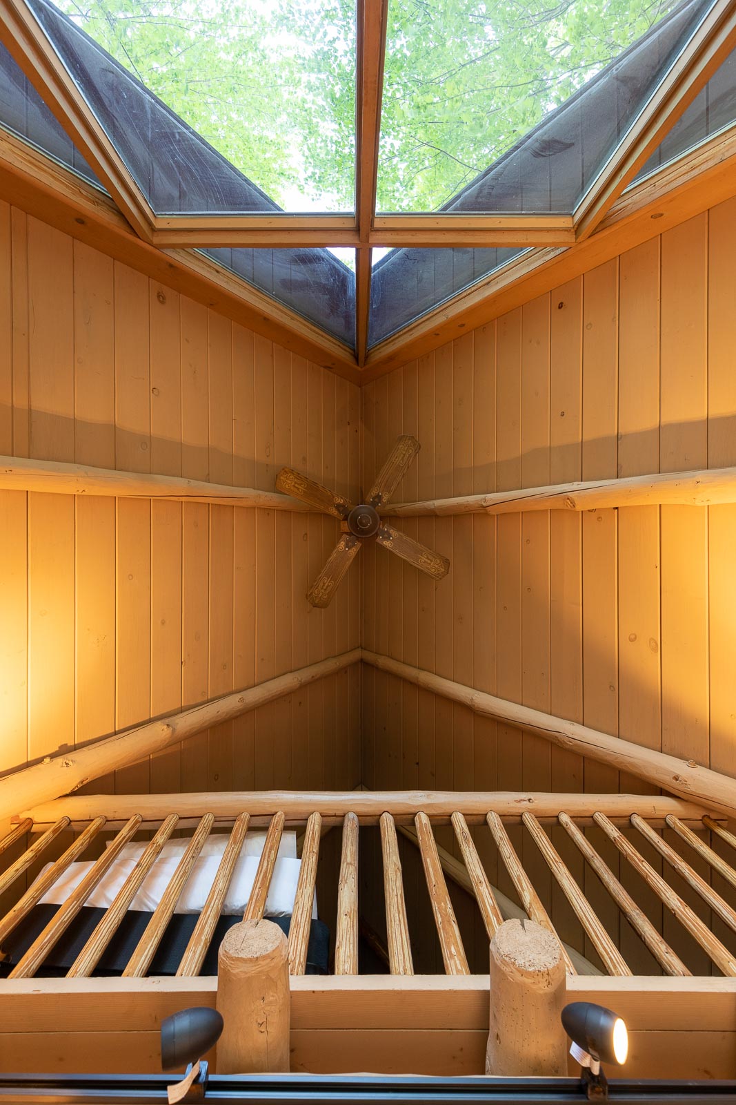 Norway cabin A frame ceiling